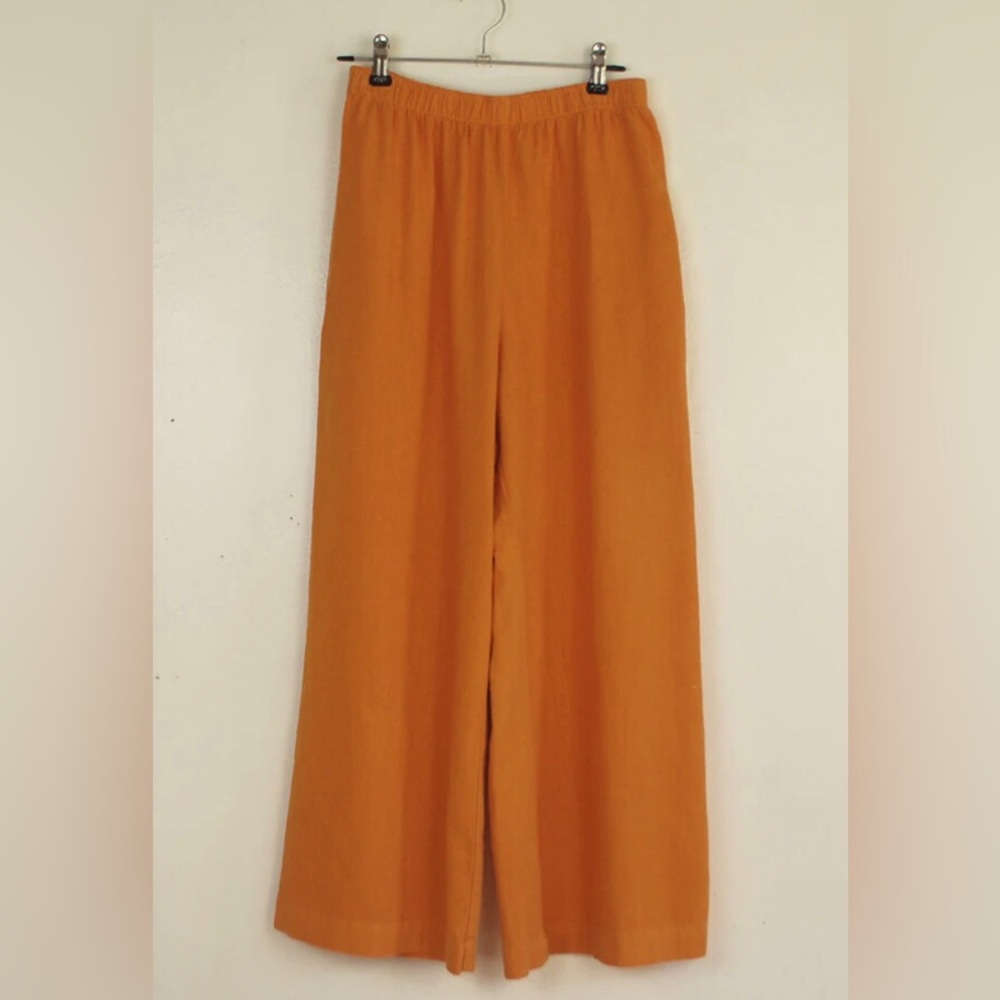 Me & Arrow Cotton Wide Leg Pants
